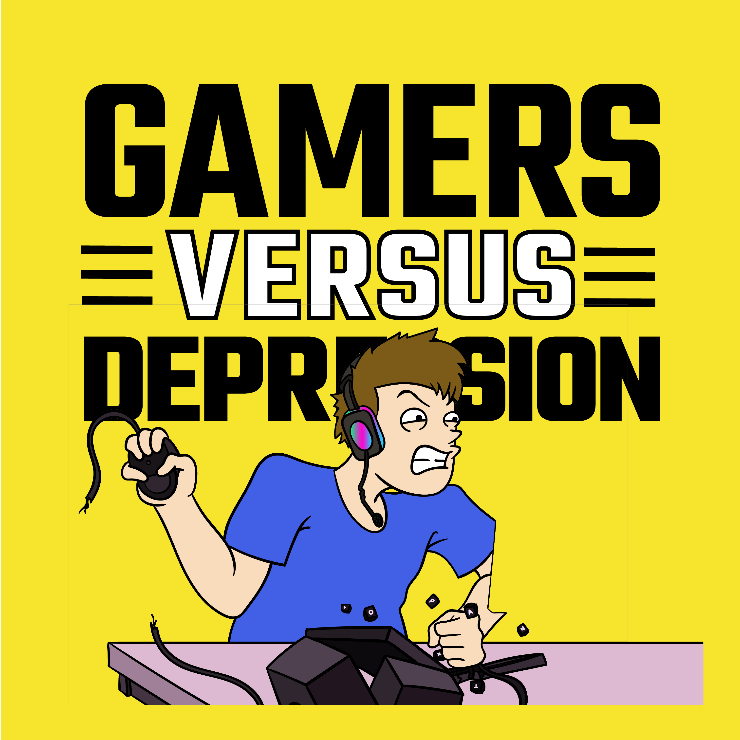 Gamers vs. Depression podcast cover